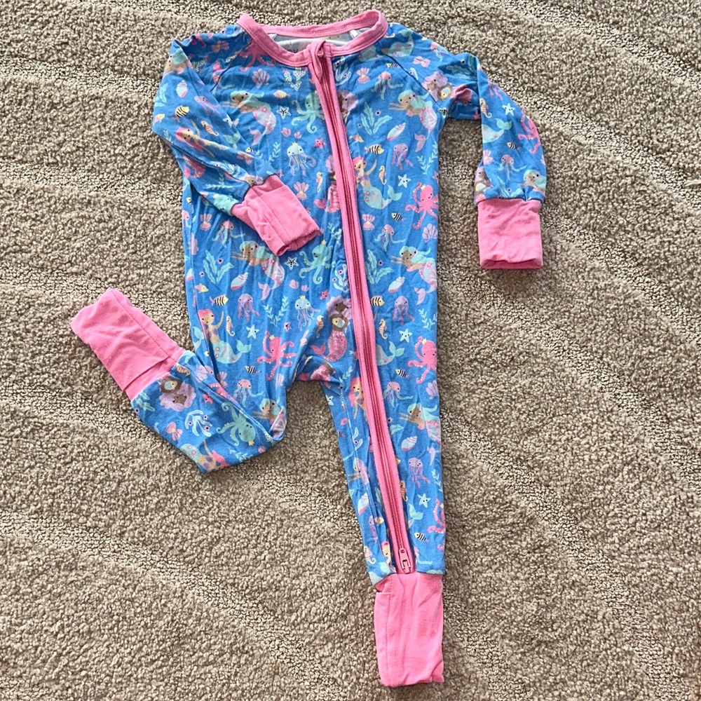 Blue and Pink Kids Onsie